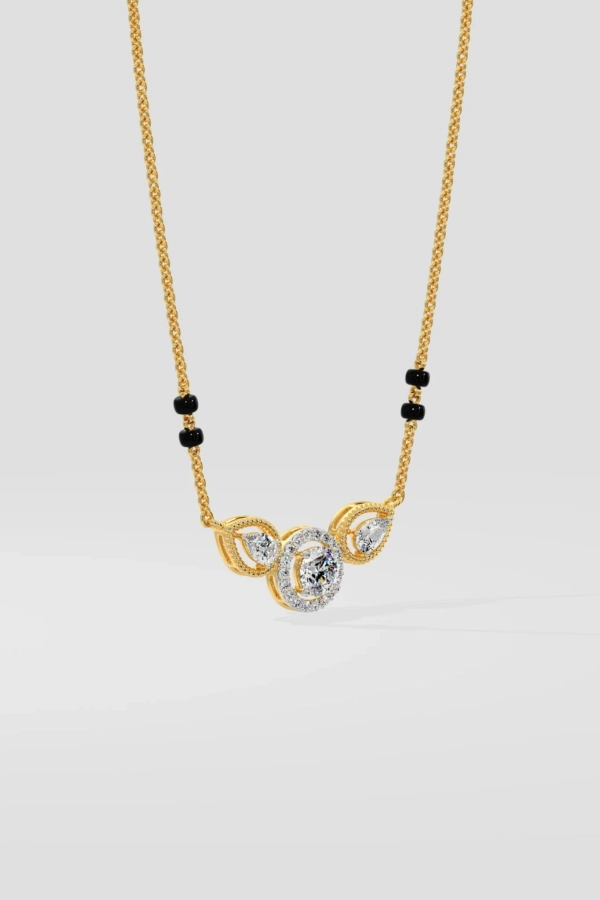 Petal Solitaire Mangalsutra - Image 2