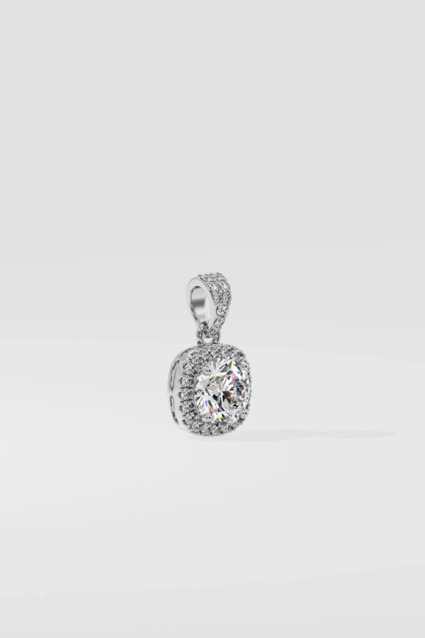 1 ct Brilliance Halo Pendant - Image 3