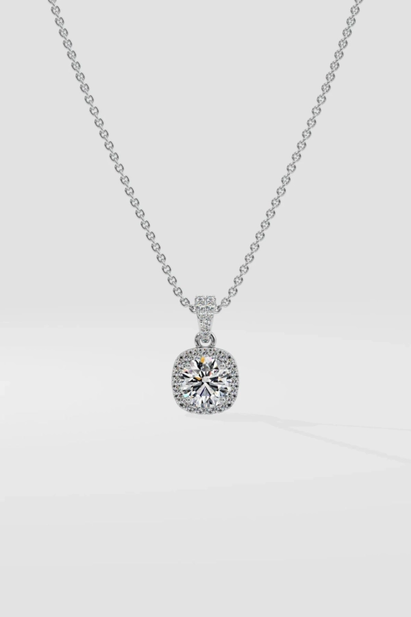 1 ct Brilliance Halo Pendant